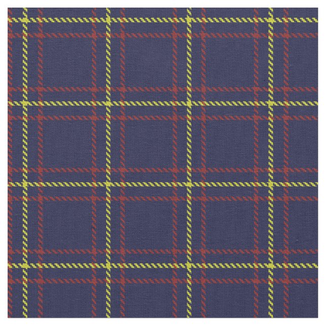 MacLaine of Lochbuie Hunting Tartan Tyg (Närbild)