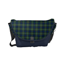 MacLaren Klan Blue och Grönt Scottish Tartan Messenger Bag