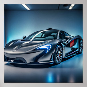MacLaren P1: Bärbara kraft och elegans Poster