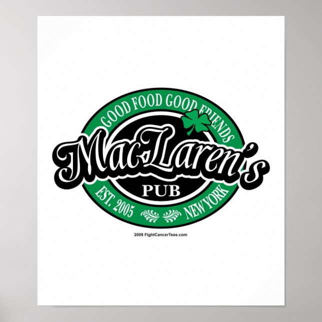 MacLaren's Pub Poster (Framsidan)