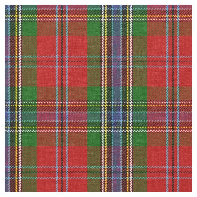 MacLean av det Duart Tartantrycket Tyg (Närbild)