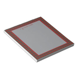 MacLean Duart Modern Originalskotsk Tartan Anteckningsblock