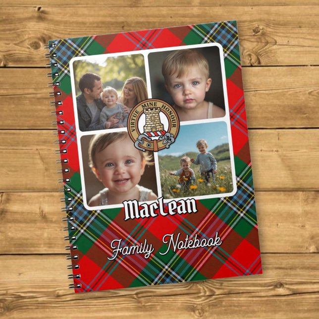 MacLean Familj Foto Collage Anteckningsbok (Skapare uppladdad)