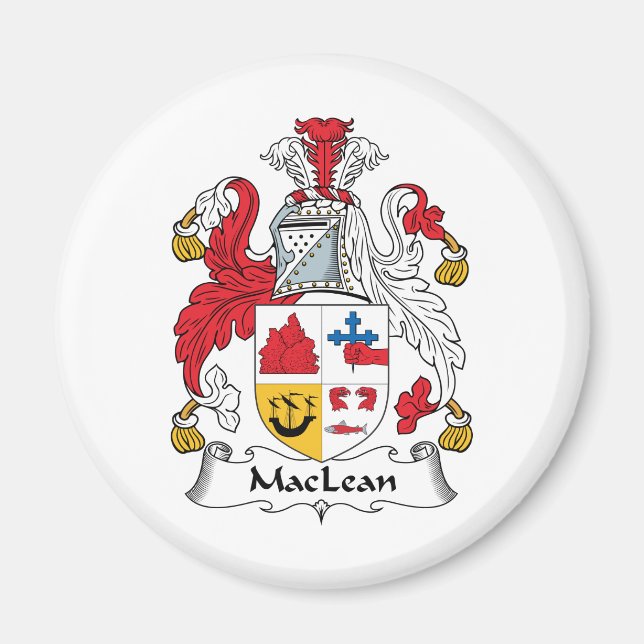 MacLean Family Crest Magnet (Framsidan)