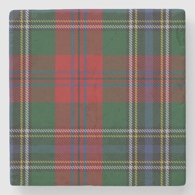 MacLean Klan Tartan Play Stone Underlägg (Framsidan)