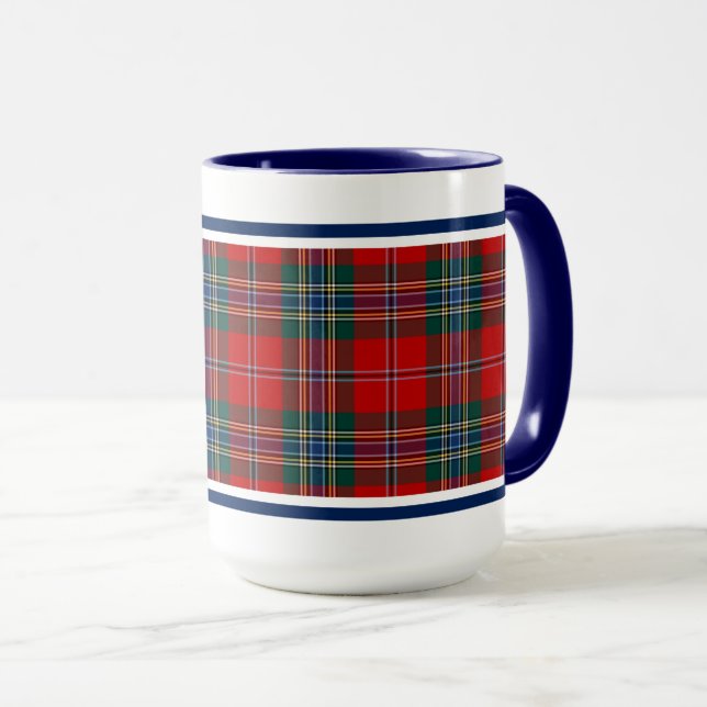 MacLean of Duart Klan Tartan Mugg (Framsida höger)