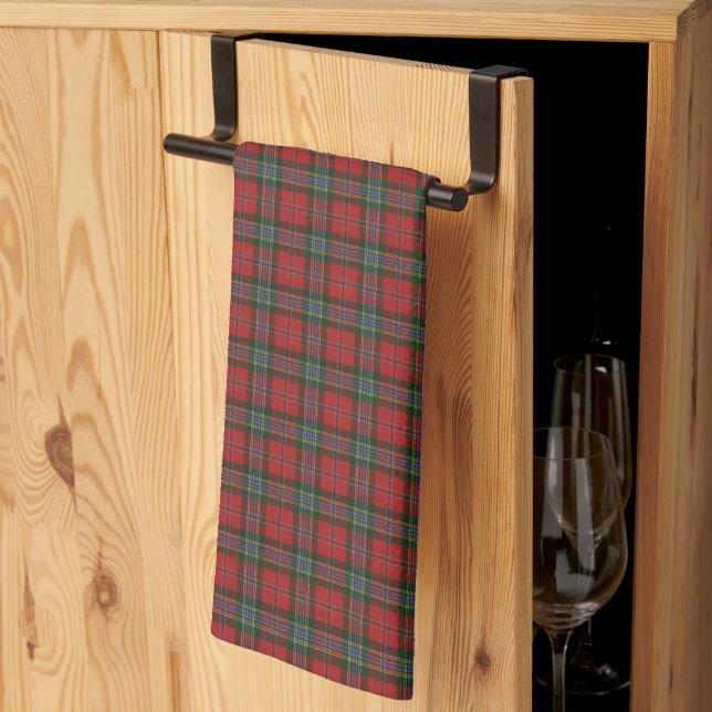 MacLean of Duart Modern Original Scottish Tartan Kökshandduk (Thirds Fold)