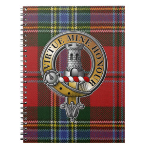 MacLean Tartan & Badge Anteckningsbok