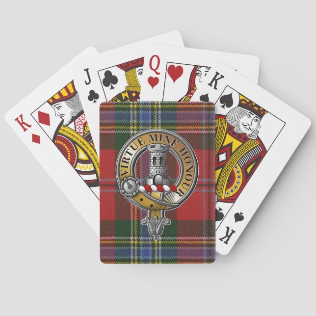 MacLean Tartan & Badge Casinokort (Baksidan)
