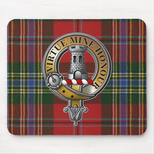 MacLean Tartan & Badge Musmatta (Framsidan)