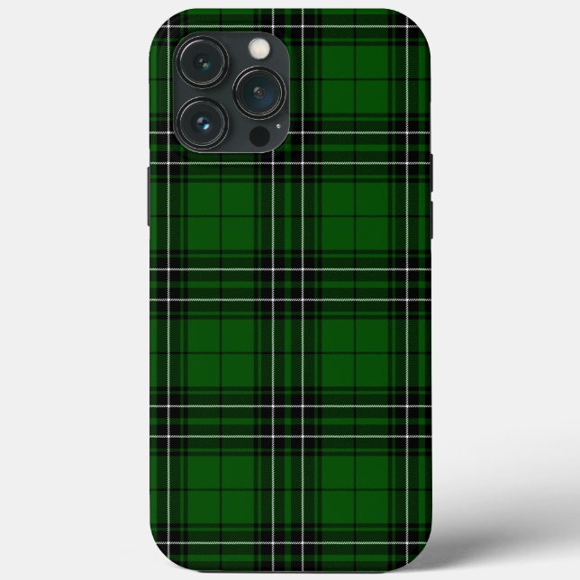 MacLean Tartan Grön och Svart Plaid Case-Mate iPh (Baksida)