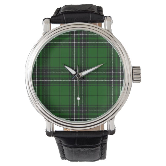 MacLean Tartan Grönt och Black Play Armbandsur (Framsida)