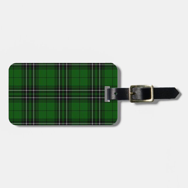 MacLean Tartan Grönt och Black Play Bagagebricka (Horisontell Framsida)