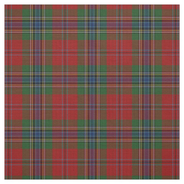 Maclean Tartan Scottish Modern MacLean of Duart Tyg (Provkarta)