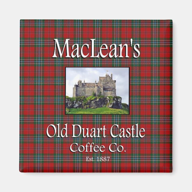 MacLean's Old Duart Castle Coffee Co. Magnet (Framsidan)