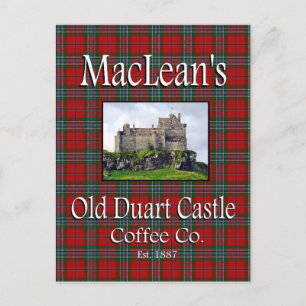 MacLean's Old Duart Castle Coffee Co. Postcard Vykort