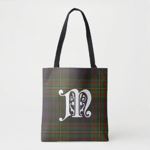MacLellan Klan Tartan Monogram Tygkasse