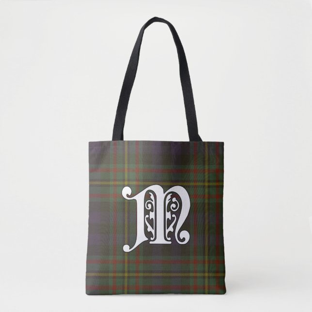 MacLellan Klan Tartan Monogram Tygkasse (Framsida)