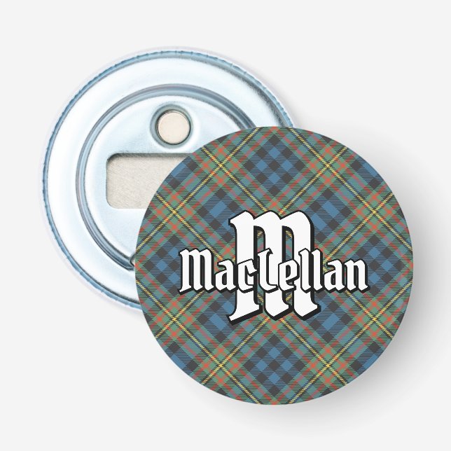 MacLellan-klanens antika tartan Flasköppnare (Framsidan)