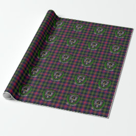 MacLennan skotska klan tartan och vapensköld Presentpapper