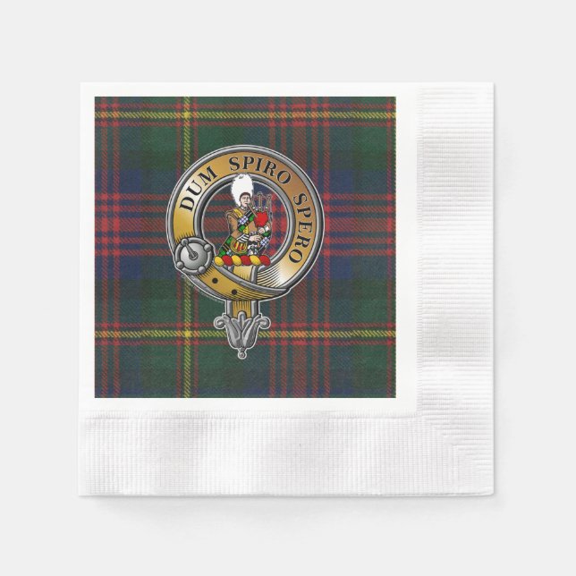 MacLennan Tartan & Badge Pappersservett (Framsidan)