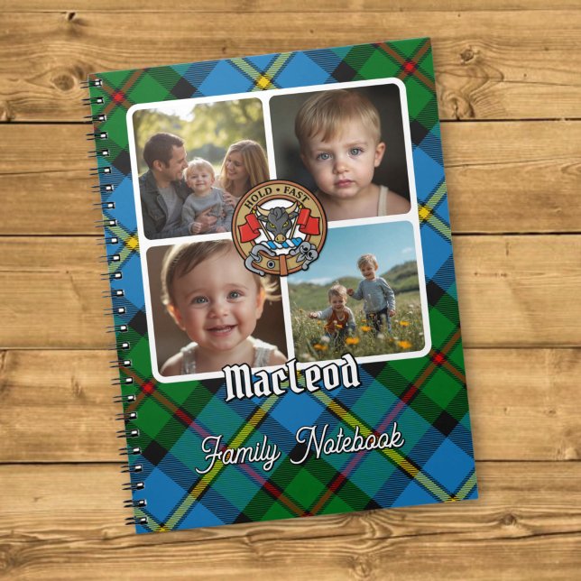 MacLeod av Harris Familjefotokollage Anteckningsbok (Skapare uppladdad)