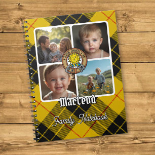 MacLeod av Lewis Familjefotokollage Anteckningsbok