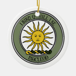 MacLeod/forntida Julgransprydnad Keramik