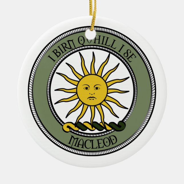 MacLeod/forntida Julgransprydnad Keramik (Framsidan)