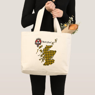 MacLeod Klan Badge Jumbo Tote Tygkasse