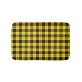 MacLeod Klan Gult och Black Scottish Tartan Badrumsmatta