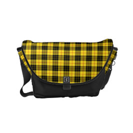 MacLeod Klan Gult och Black Scottish Tartan Messenger Bag