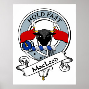 MacLeod klanemblem Poster