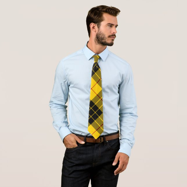 MacLeod Scottish Klan Tartan Play Mönster Slips (In Situ)