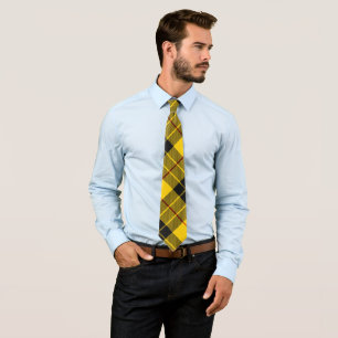 MacLeod skotsk klan tartan rutig mönster Slips