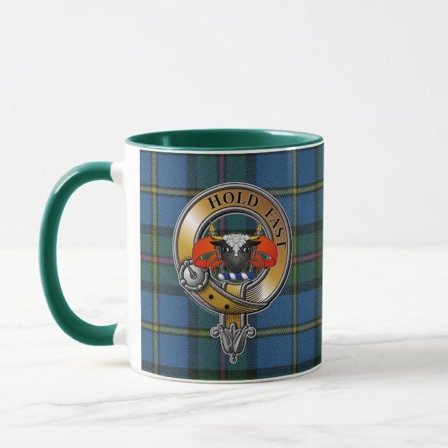 MacLeod Tartan & Badge Mugg (Vänster)