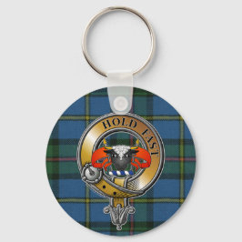 MacLeod Tartan & Badge Nyckelring
