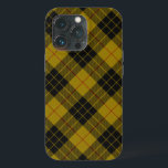 MacLeod tartan gult svart plaid<br><div class="desc">MacLeod-klan,  svart gult</div>