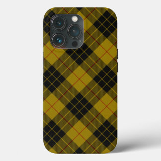 MacLeod tartan gult svart plaid