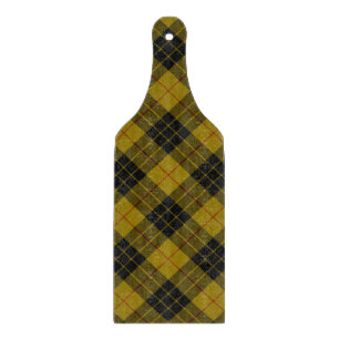 MacLeod tartan gult svart plaid