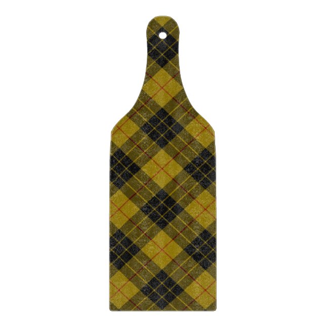 MacLeod tartan gult svart plaid (Framsidan)