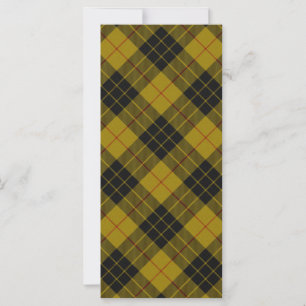 MacLeod tartan gult svart plaid