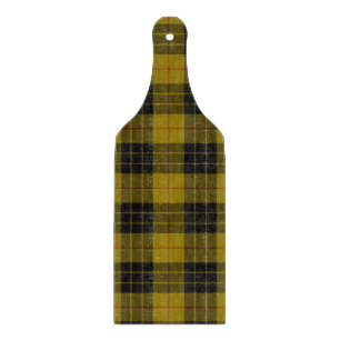 MacLeod tartan gult svart plaid