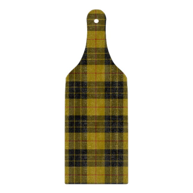 MacLeod tartan gult svart plaid (Framsidan)