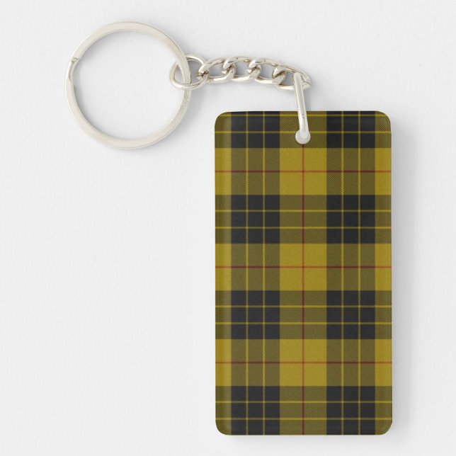 MacLeod tartan gult svart plaid (Framsidan)