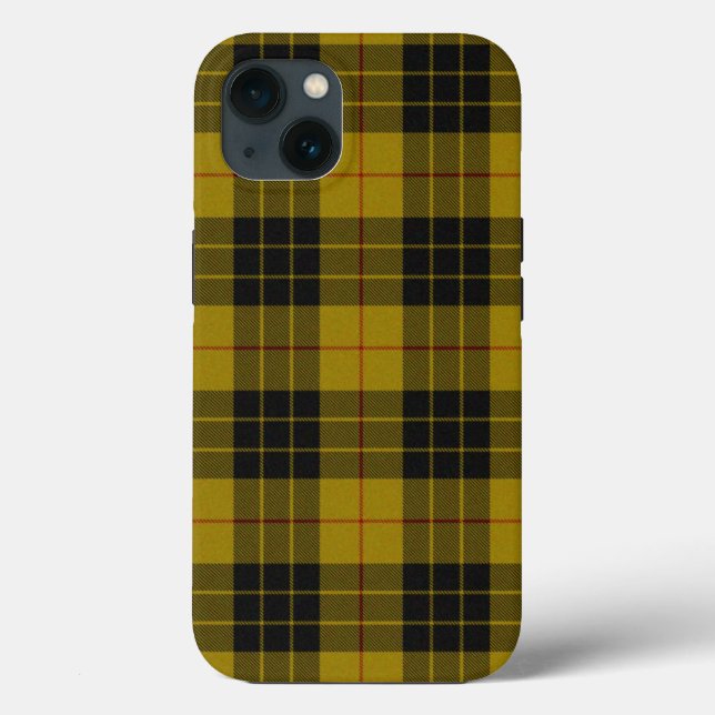 MacLeod tartan gult svart plaid (Baksida)