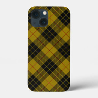 MacLeod tartan gult svart plaid