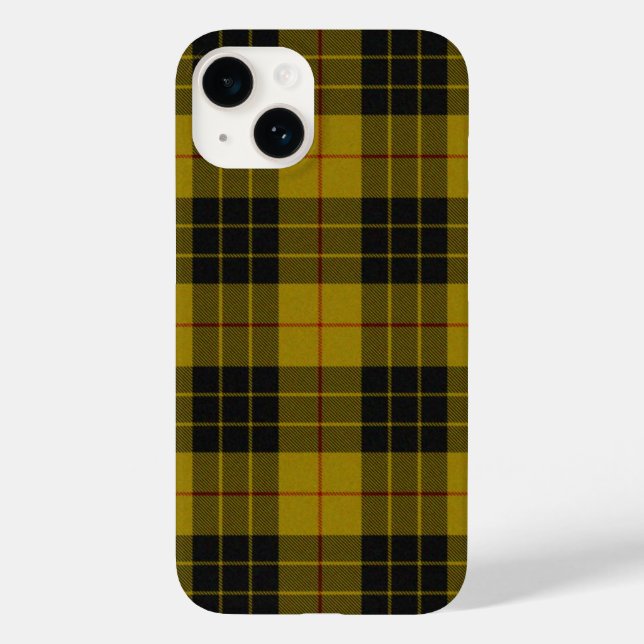 MacLeod tartan gult svart plaid (Baksida)