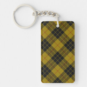 MacLeod tartan gult svart plaid