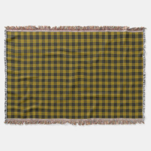 MacLeod tartan gult svart plaid Filt
